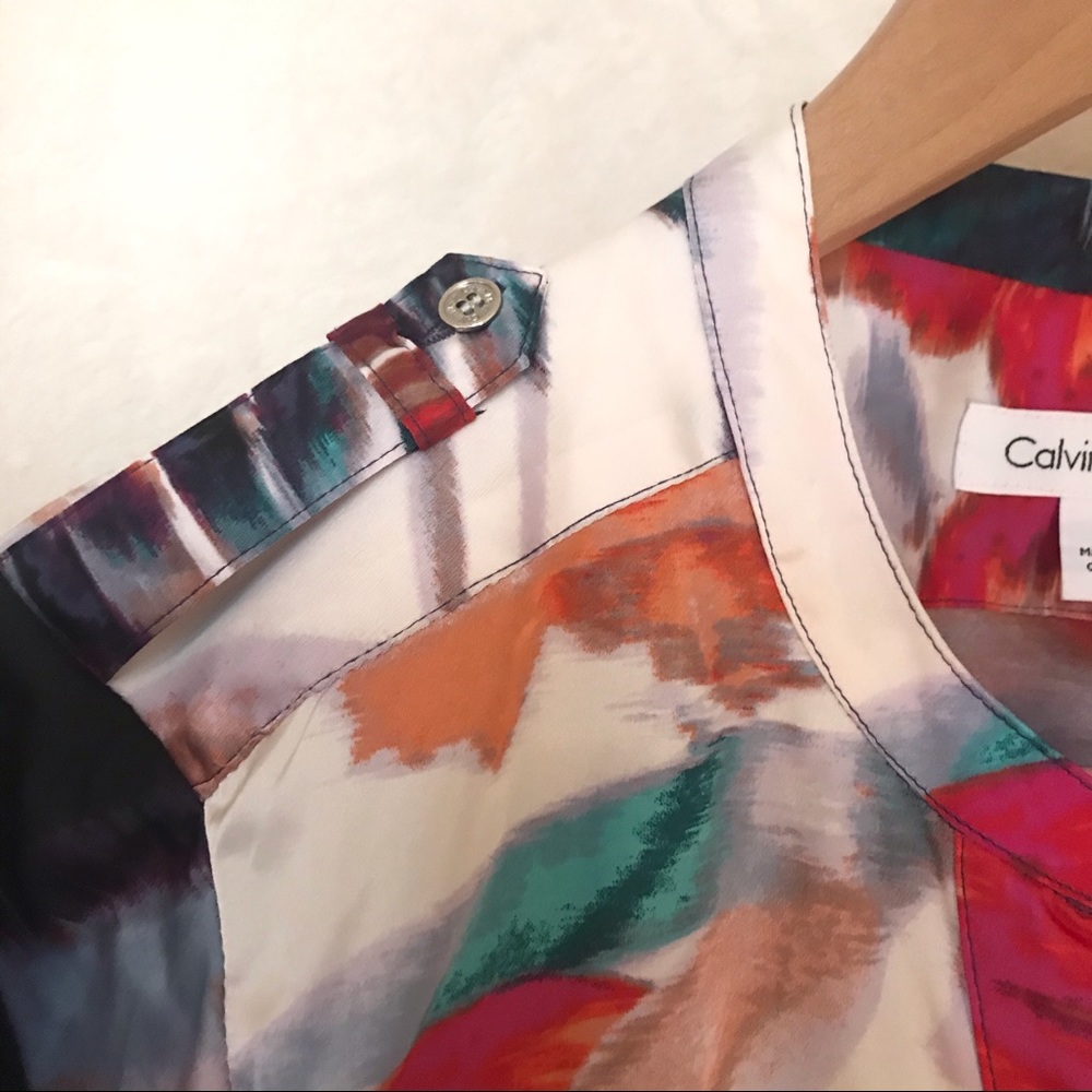 Calvin Klein Button Down Blouse - image 5